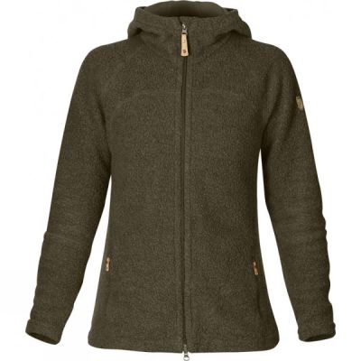 Fleece Fjallraven Kaitum Mujer - Verde Oliva - Chile VLD146958